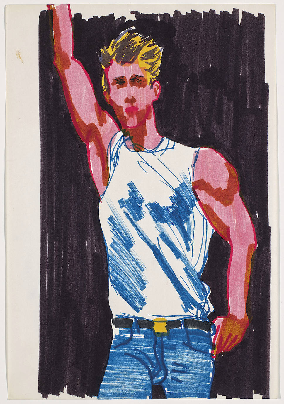 'James Dean', dibujo de fecha desconocida.