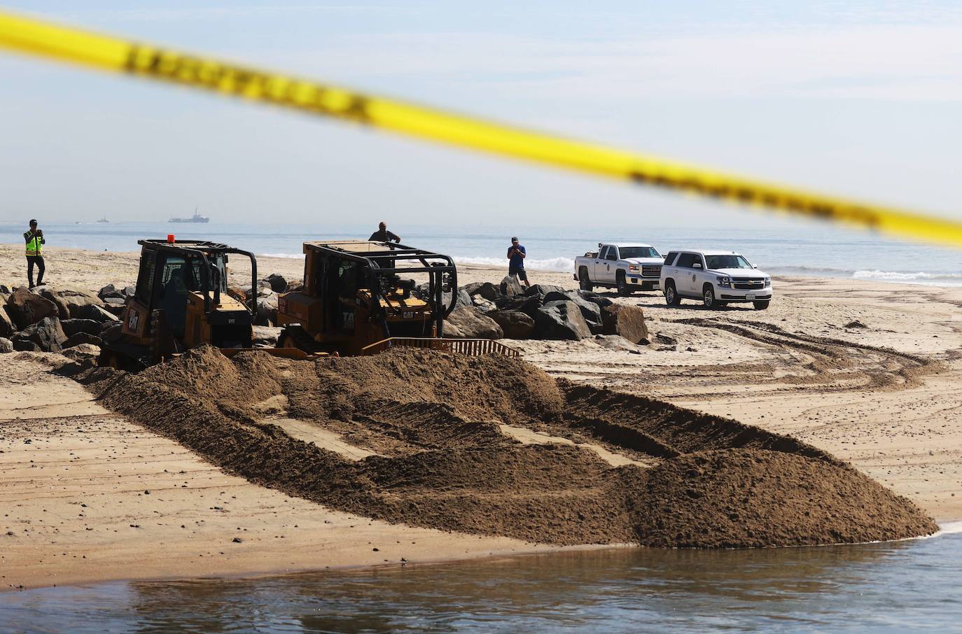 Fotos: Desastre medioambiental en la costa de Los Angeles