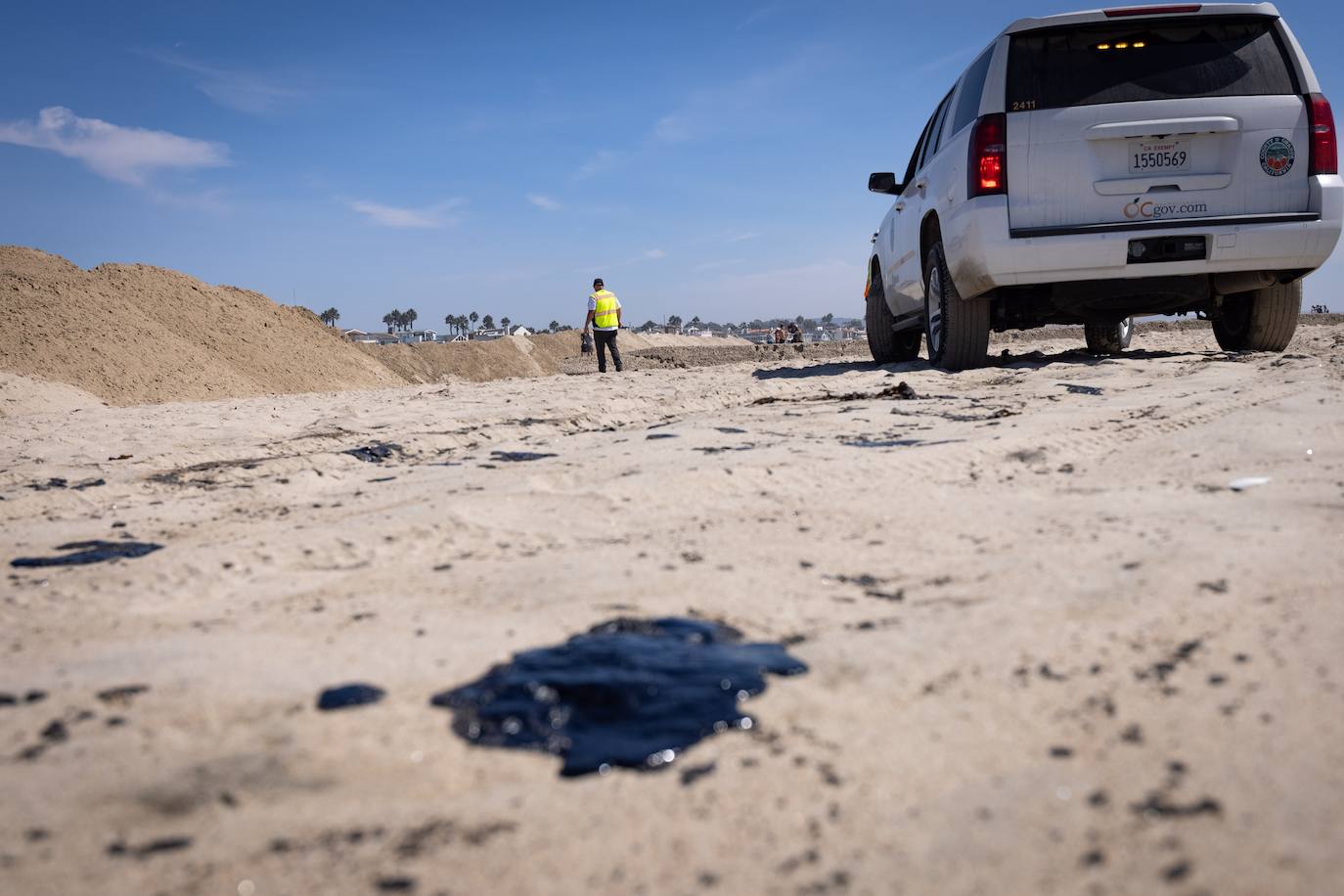 Fotos: Desastre medioambiental en la costa de Los Angeles