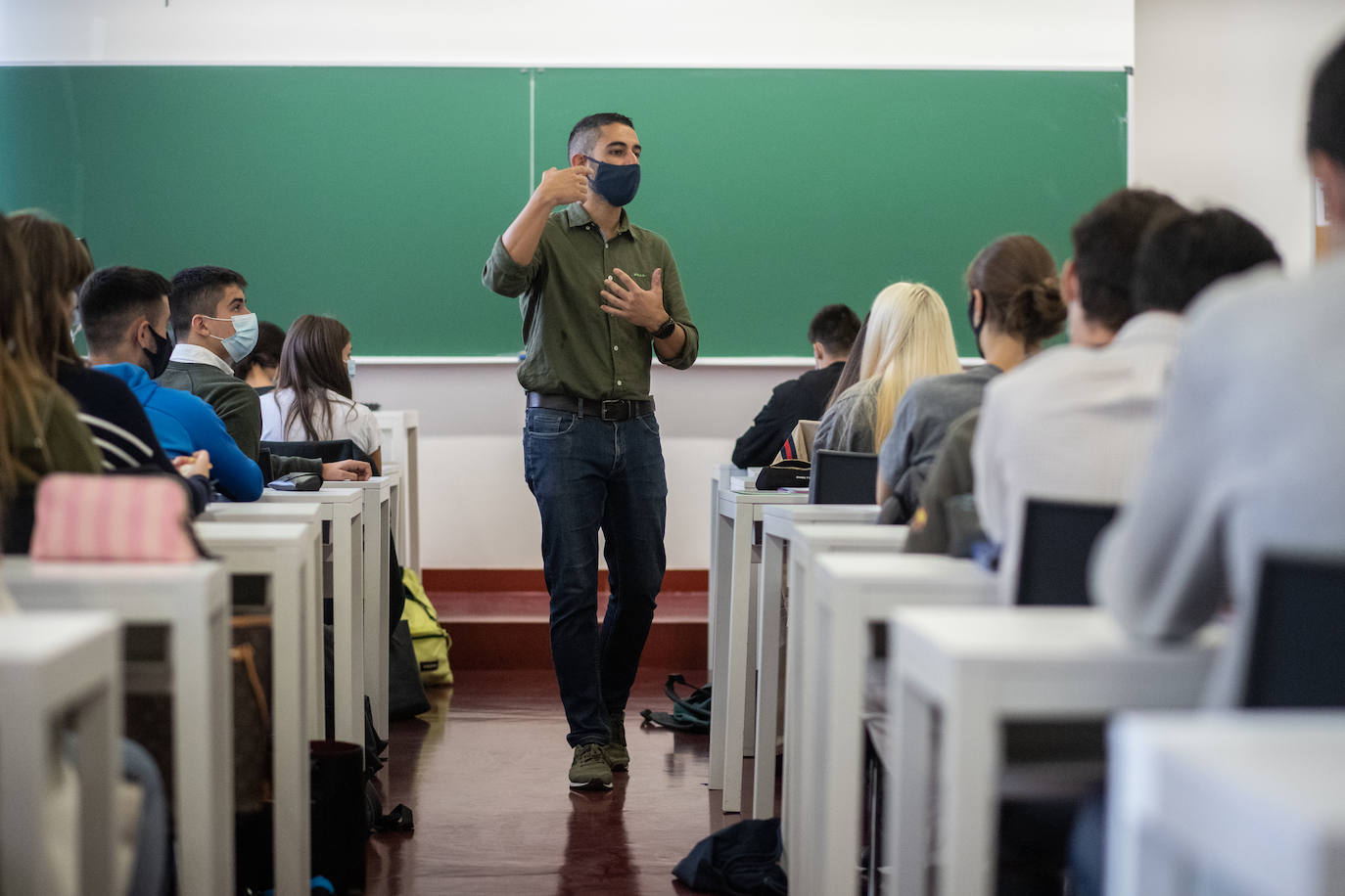 Fotos: Vuelta a la presencialidad en las universidades vascas