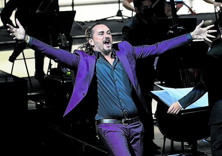 Asier Etxeandia, durante una de sus intervenciones. 