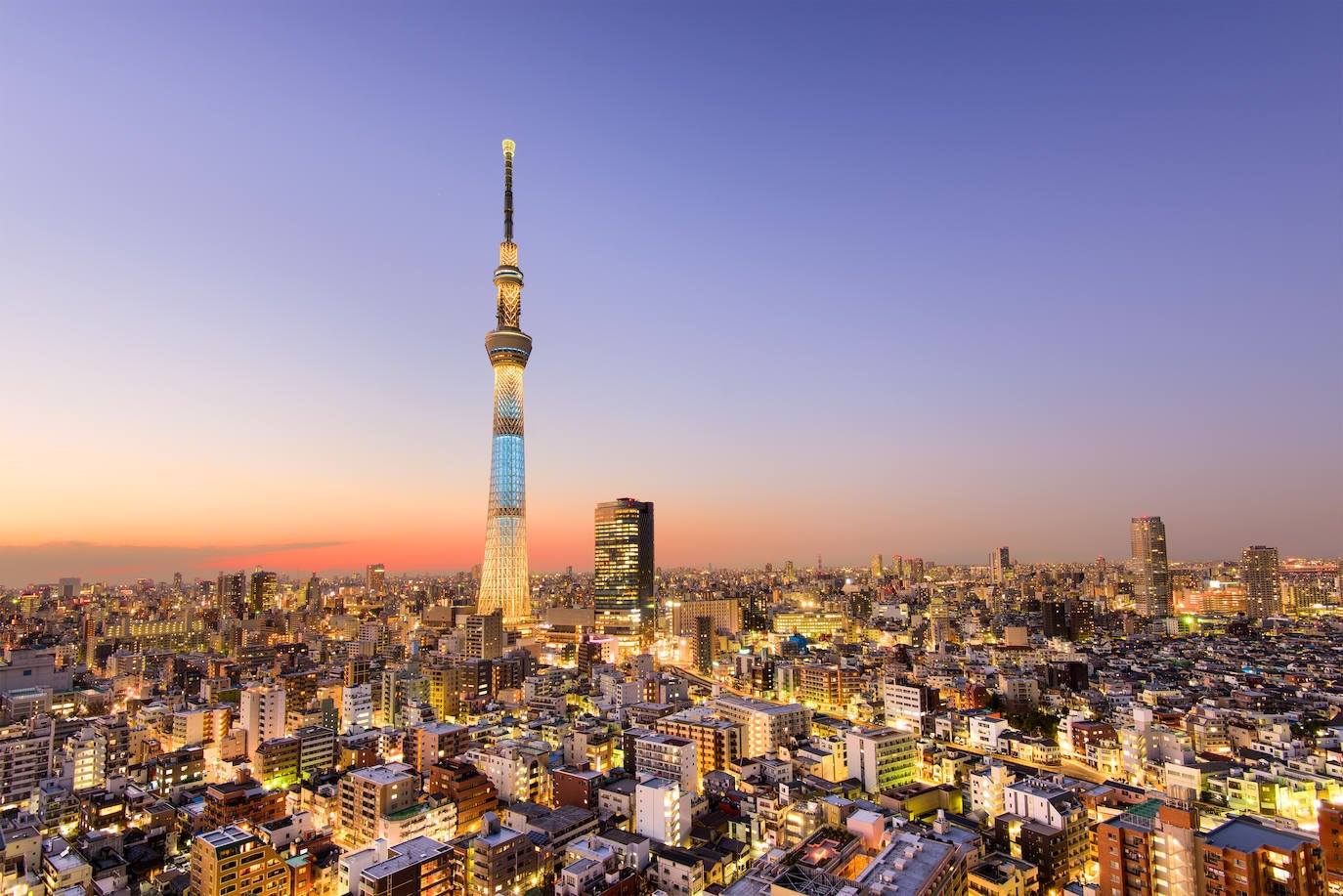 Tokio skyline