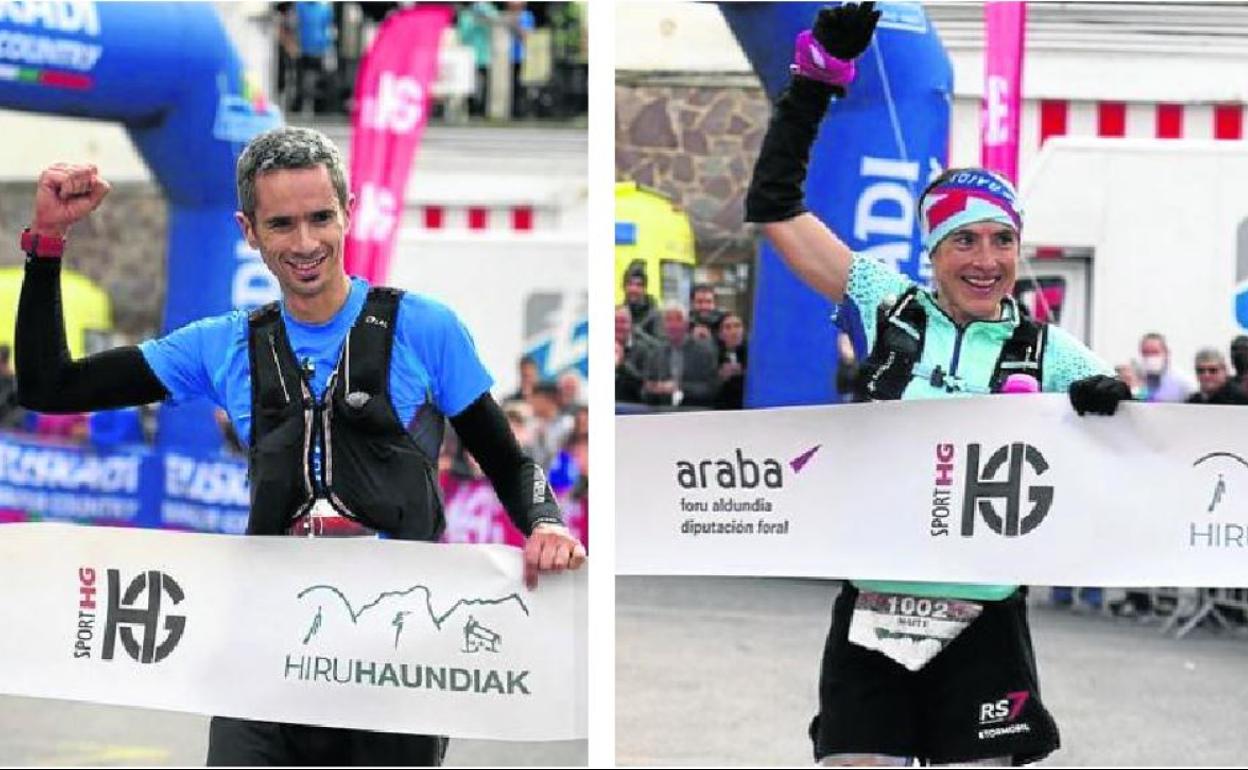 Martínez de Estibariz gana la Hiru Haundiak y Maiora pulveriza el récord femenino