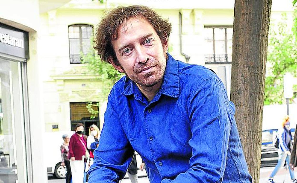 Daniel gascón, en la calle Ercilla. 