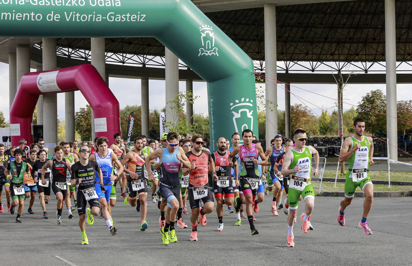 Fotos: Vitoria disfruta de su primer duatlón