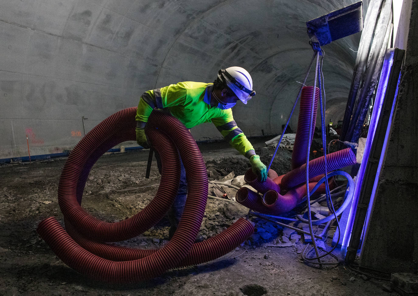 Fotos: Así son los trabajos en las profundidades de la Supersur