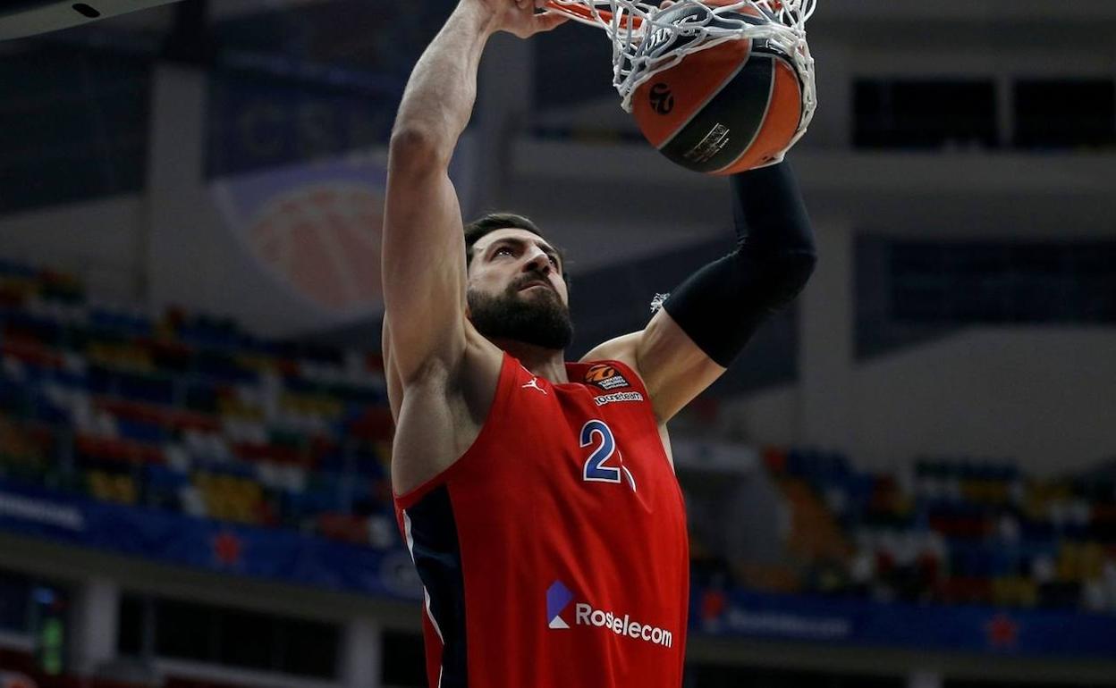 Shengelia, con 33 puntos y 37 de valoración, firmó la mejor actuación de su carrera