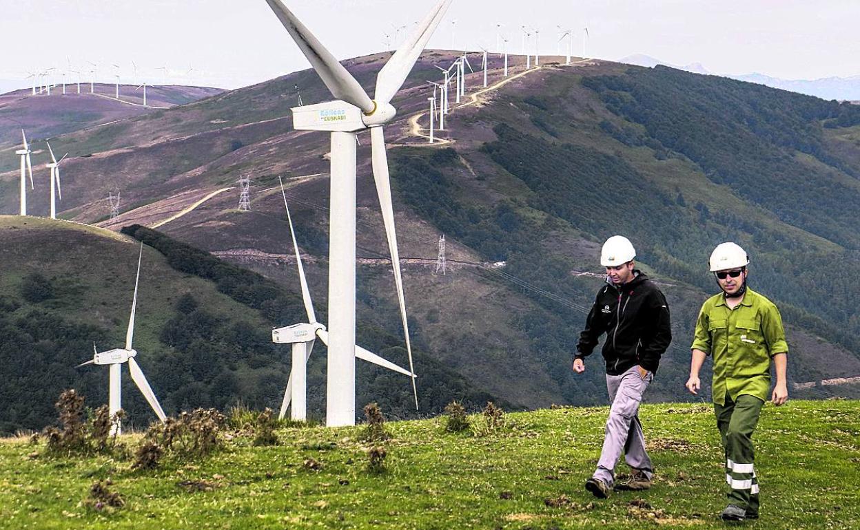 El Gobierno vasco planea instalar un segundo parque eólico en Aramaio