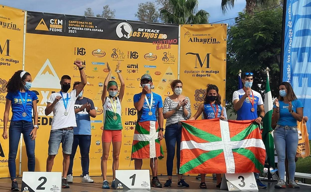 La representación vasca sumó un notable éxito en Los Tajos Skyrace. 