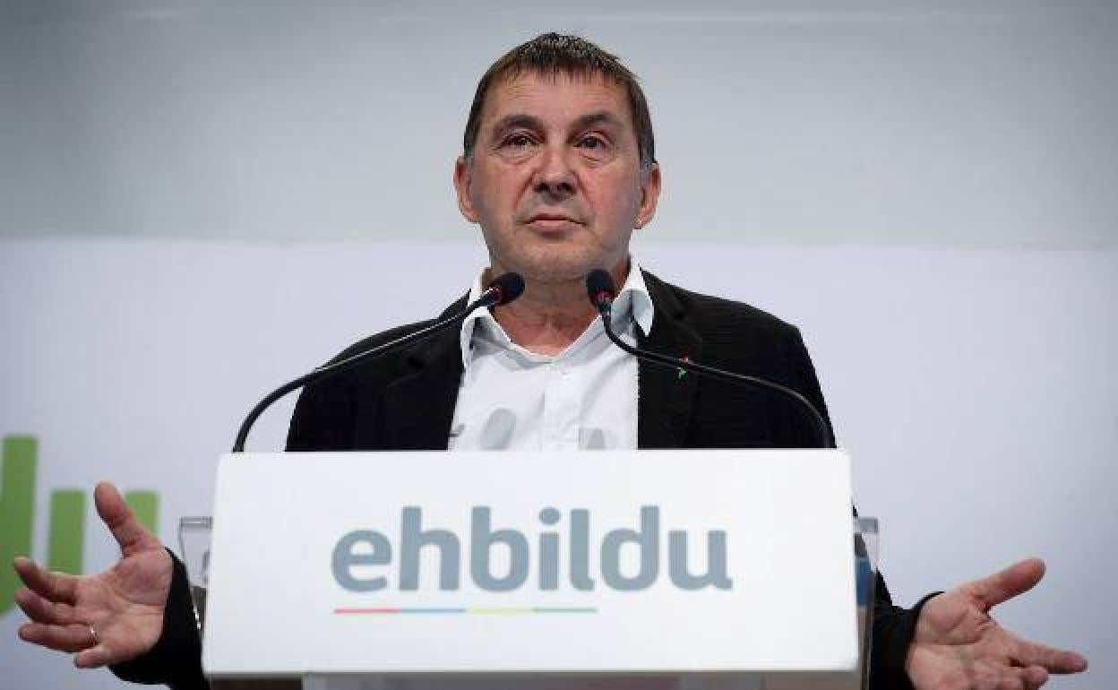 El coordinador general de EH Bildu, Arnaldo Otegi. 