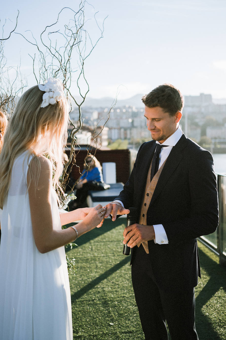 Fotos: La mágica &#039;boda&#039; de June y David junto al mar en Getxo