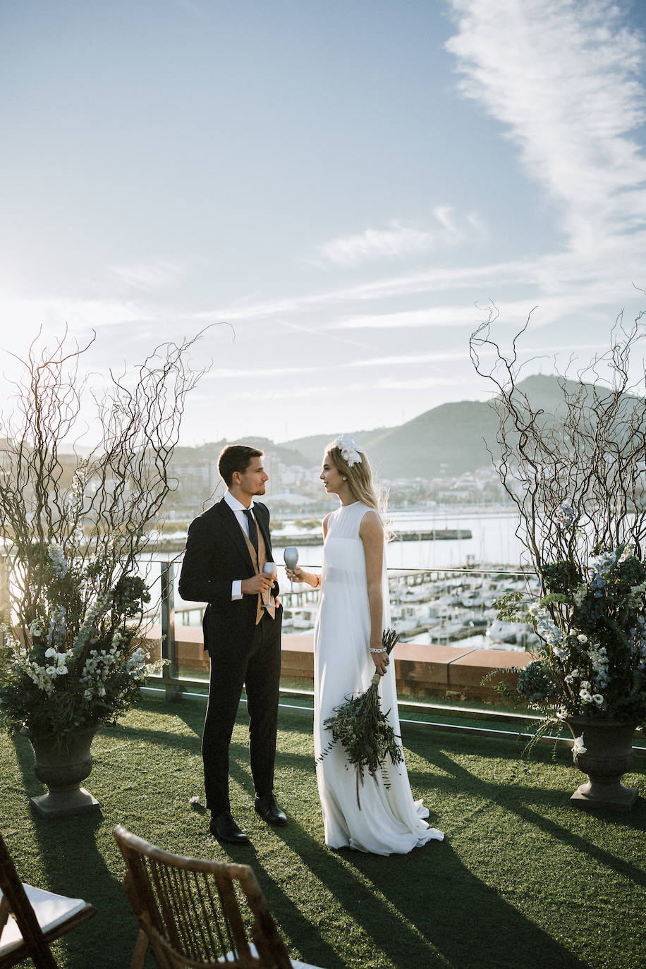 Fotos: La mágica &#039;boda&#039; de June y David junto al mar en Getxo