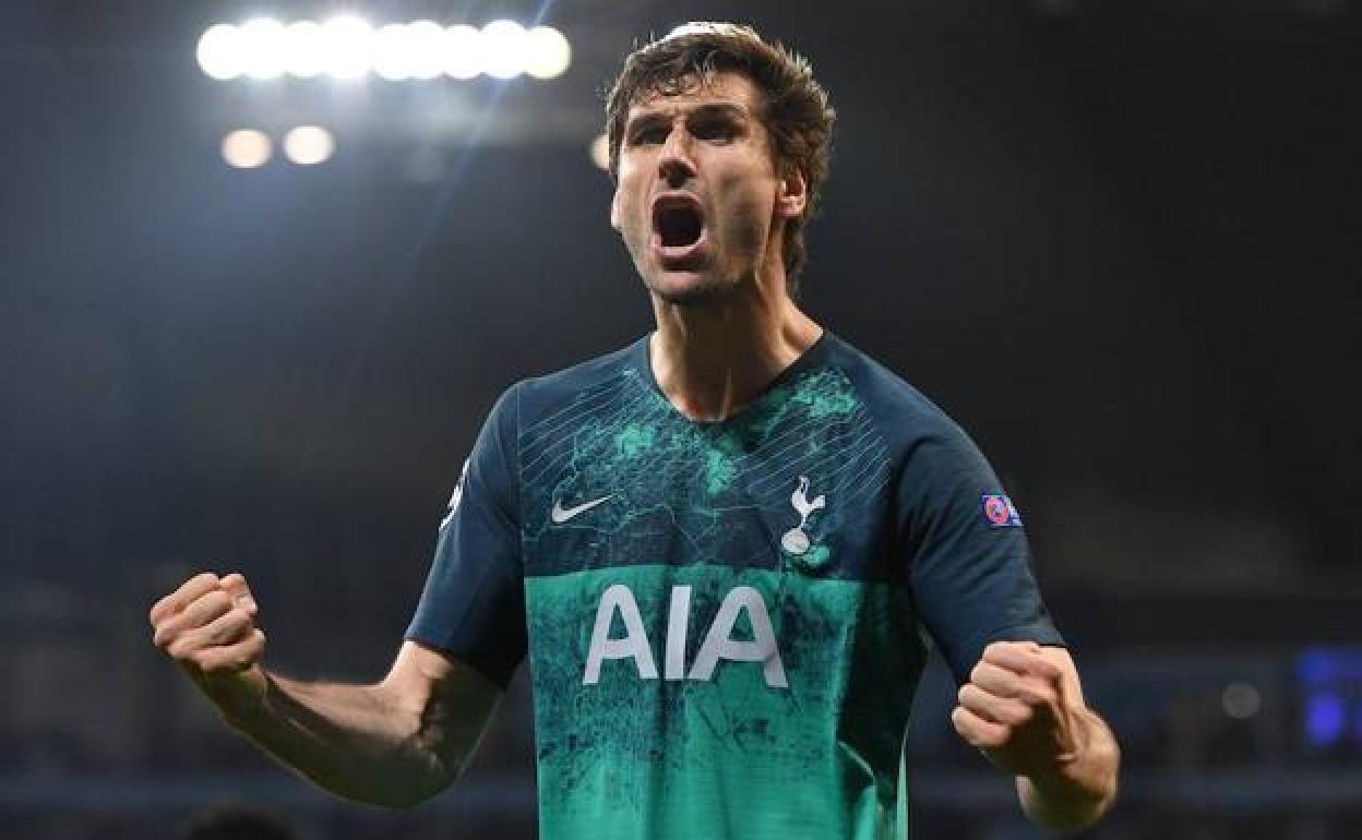 Llorente, en su etapa en el Tottenham.