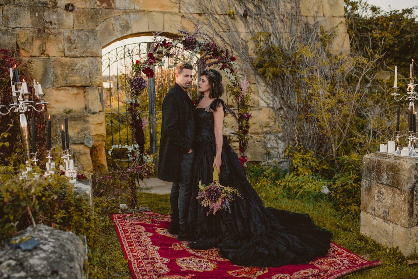 Fotos: La &#039;boda&#039; en Halloween de Emma y Gorka en La Galea: cuando los novios dan mucho miedo