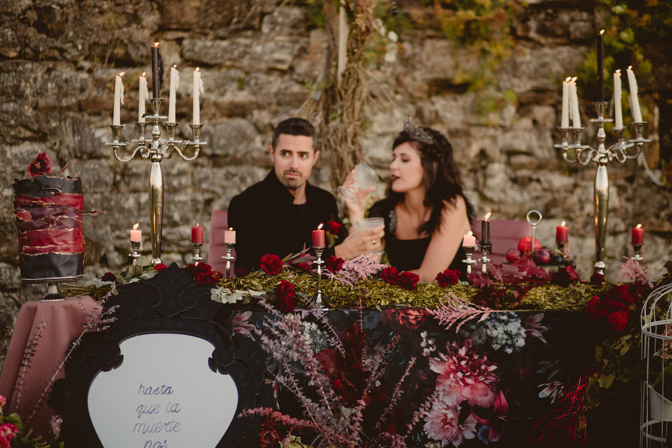 Fotos: La &#039;boda&#039; en Halloween de Emma y Gorka en La Galea: cuando los novios dan mucho miedo