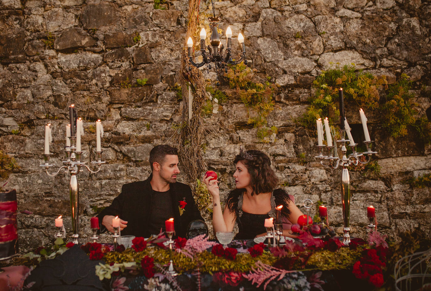Fotos: La &#039;boda&#039; en Halloween de Emma y Gorka en La Galea: cuando los novios dan mucho miedo