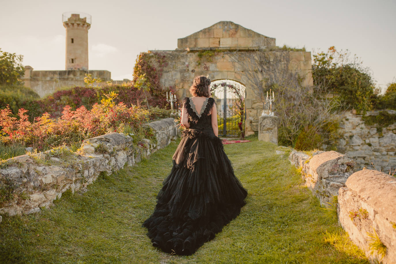 Fotos: La &#039;boda&#039; en Halloween de Emma y Gorka en La Galea: cuando los novios dan mucho miedo