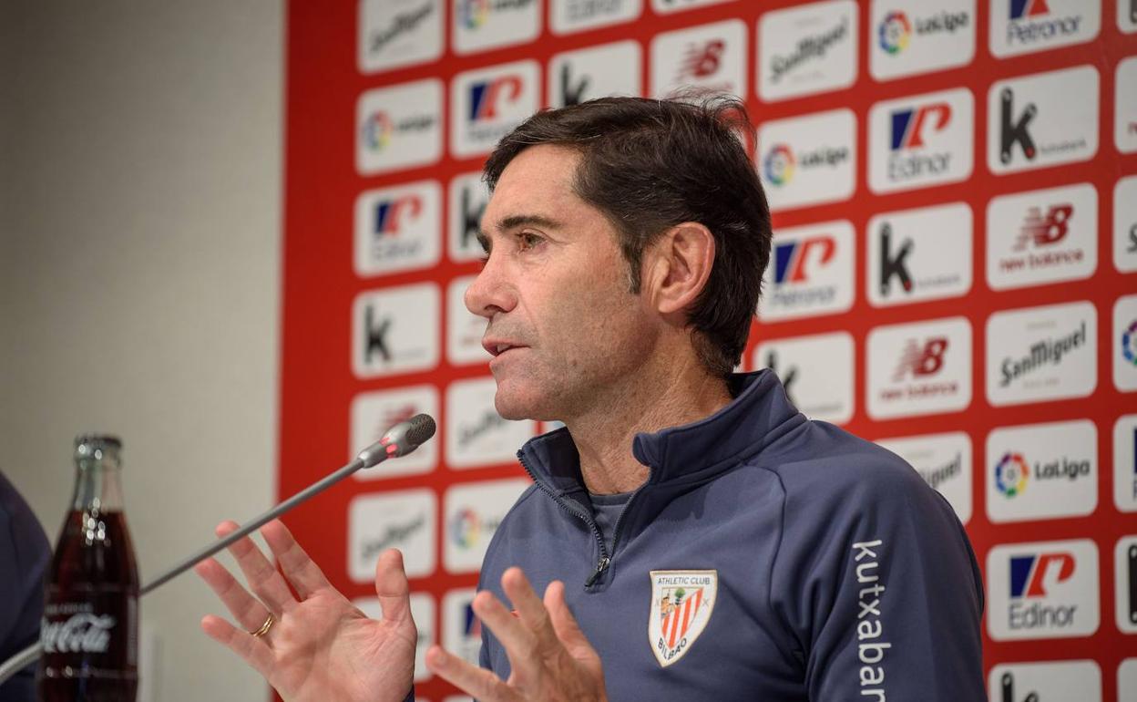 Marcelino no hace seguimiento «visual» de Córdoba y Vicente porque eso es trabajo del «área deportiva»