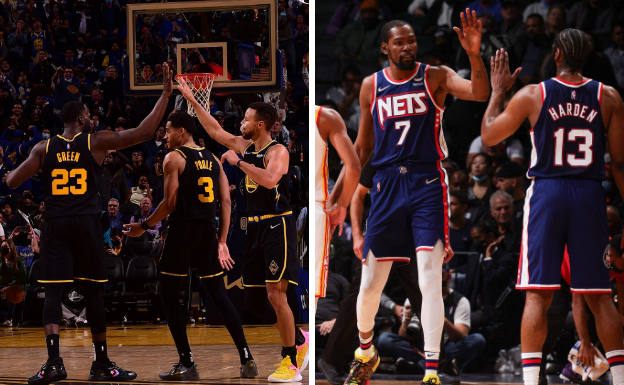 Curry apareció en el último cuarto para asegurar la victoria de los Warriors; mejor partido de Durant y Harden.