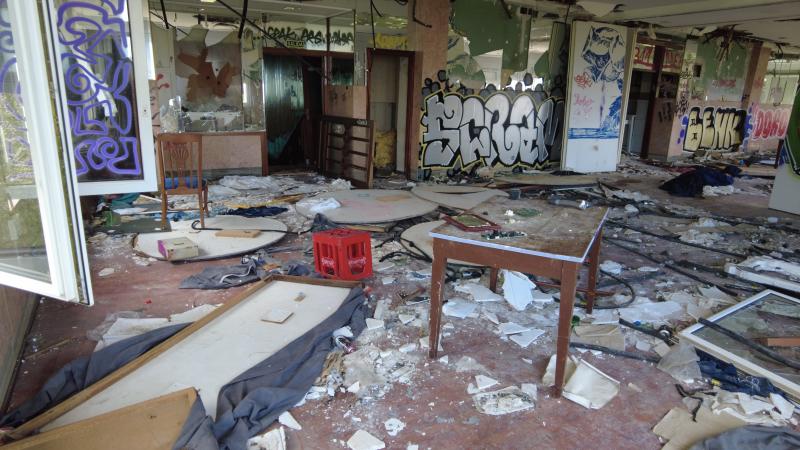 Fotos: Dentro del Miramar, el restaurante fantasma de Artxanda