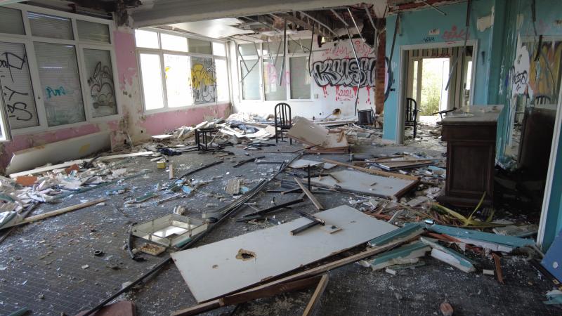 Fotos: Dentro del Miramar, el restaurante fantasma de Artxanda