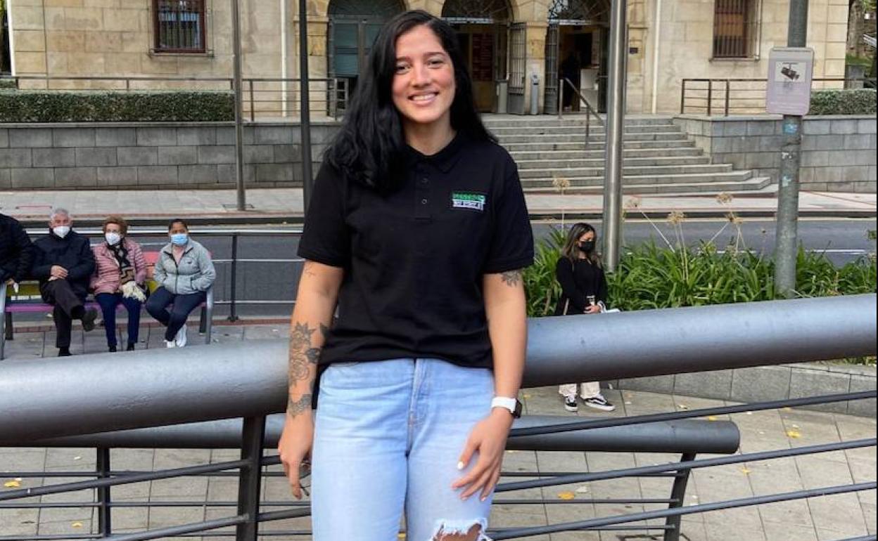 Isabella Quiuqui, el primer fichaje en la historia del CV Sestao