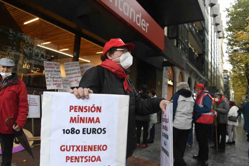 Fotos: Manifestación de pensionistas en Bilbao