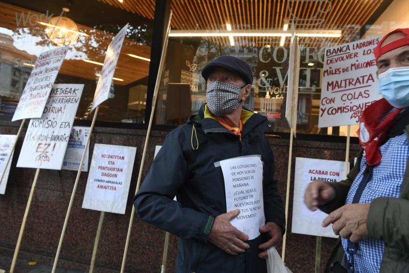 Fotos: Manifestación de pensionistas en Bilbao