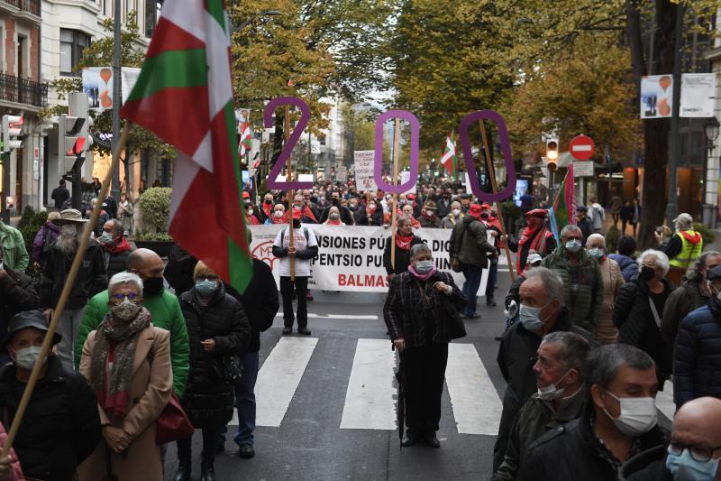 Fotos: Manifestación de pensionistas en Bilbao