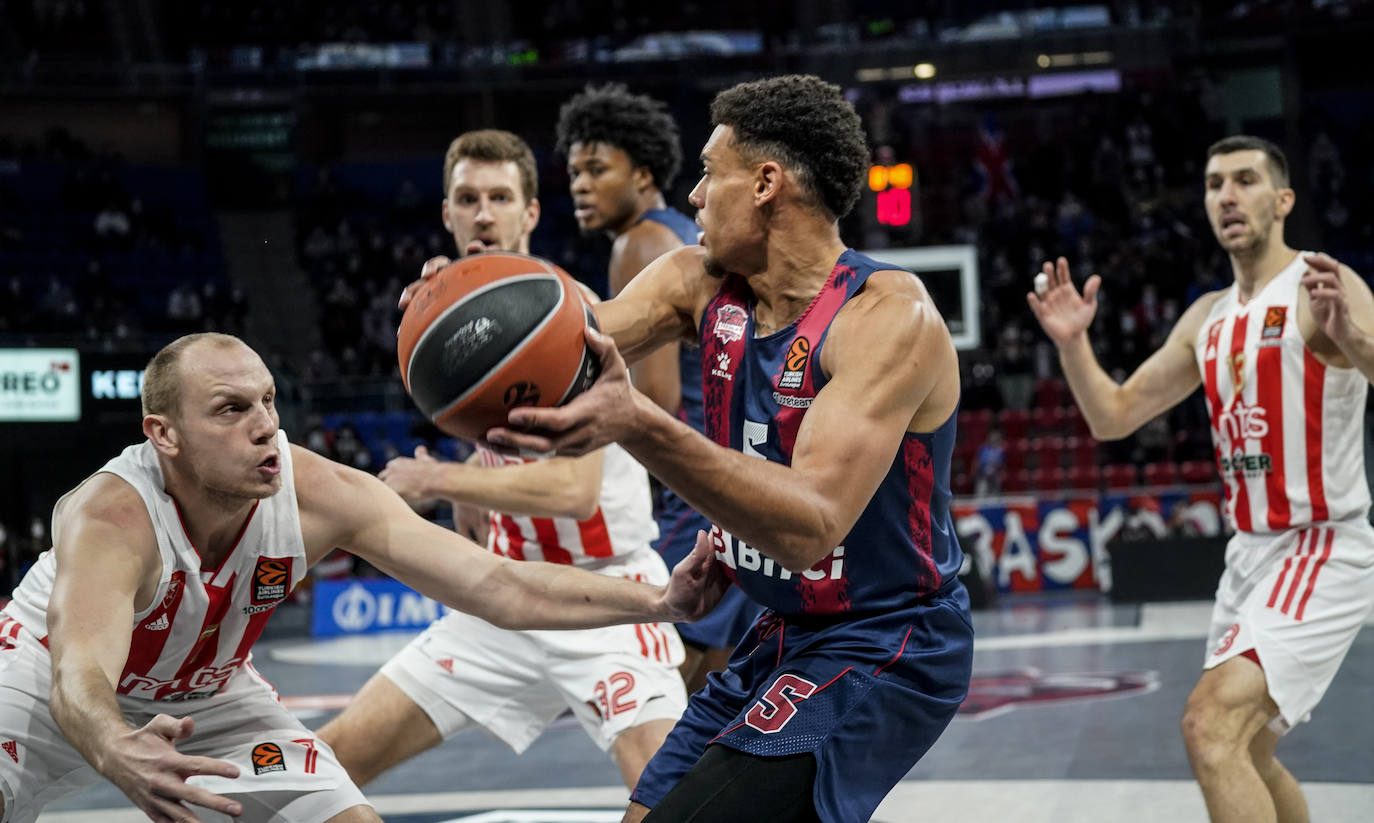 El Baskonia recibe al Estrella Roja en el Buesa Arena.