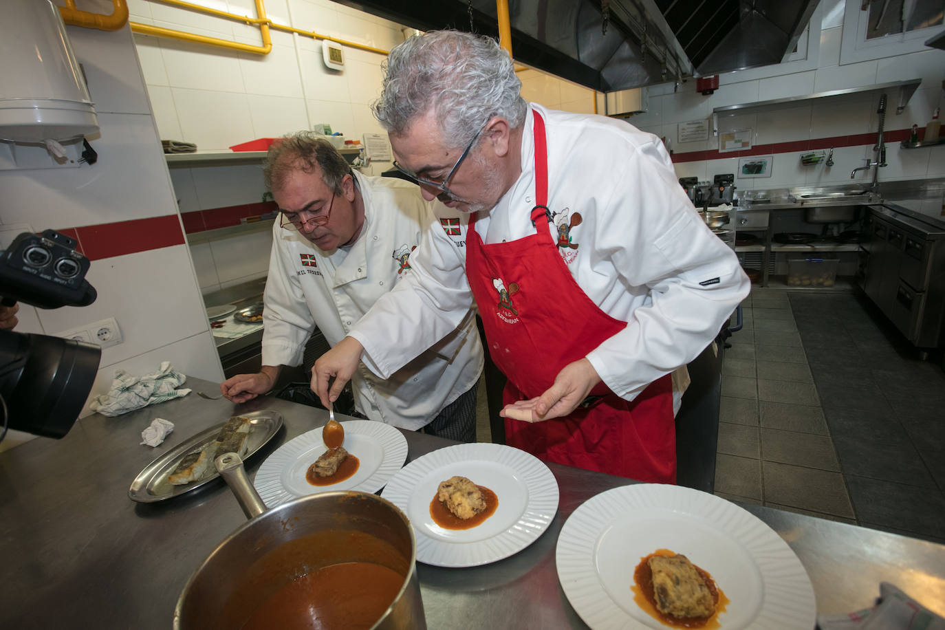 Fotos: El falso mito del remojo en Azkenean en Azkenean