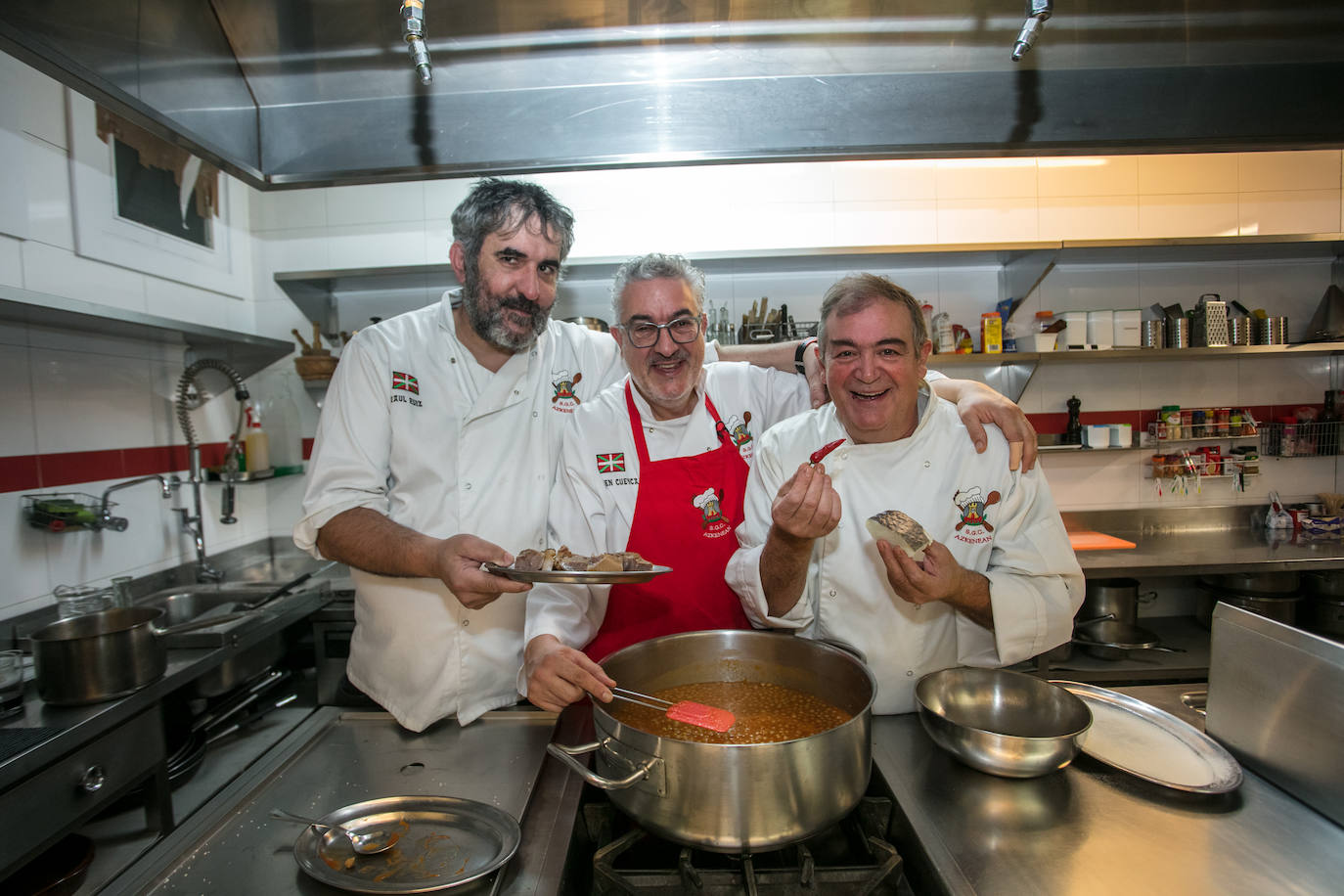 Fotos: El falso mito del remojo en Azkenean en Azkenean