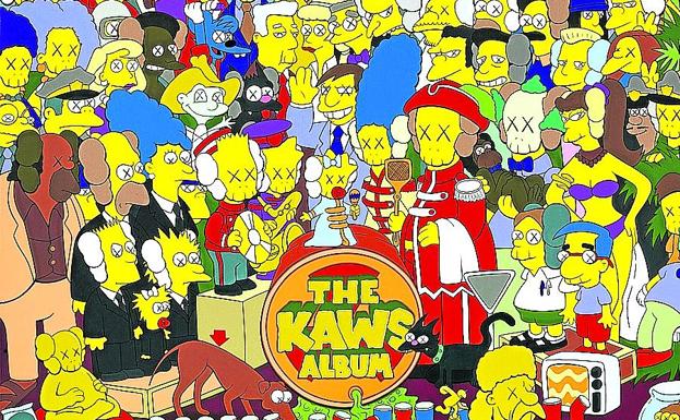 'The Kaws Album'. Reinterpretación de 'Los Simpson' por parte de Kaws. 