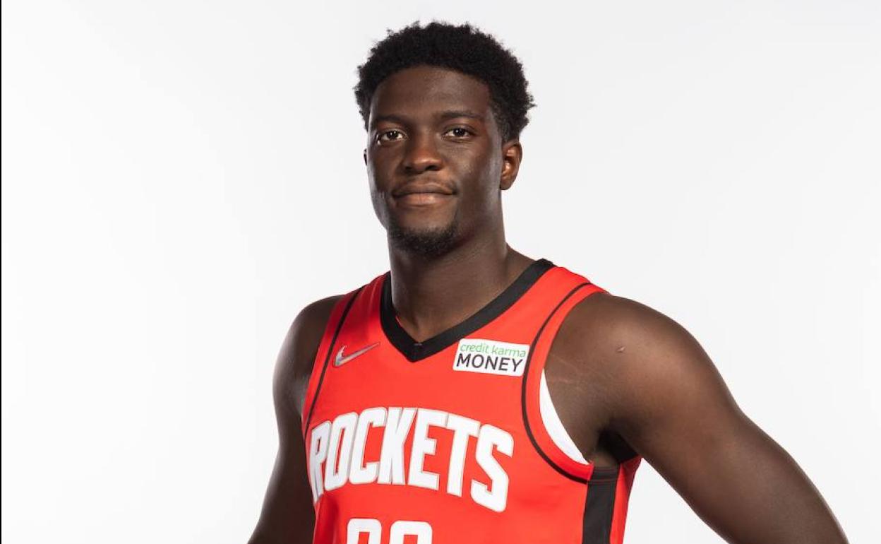 Khyri Thomas, durante su etapa en los Houston Rockets.