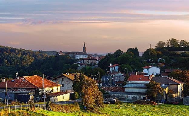 Casco urbano de Legutio.