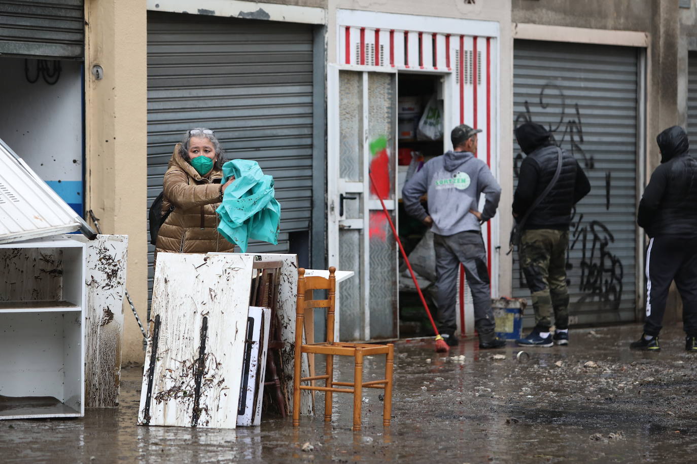 Fotos: Las inundaciones en Basauri, en imágenes