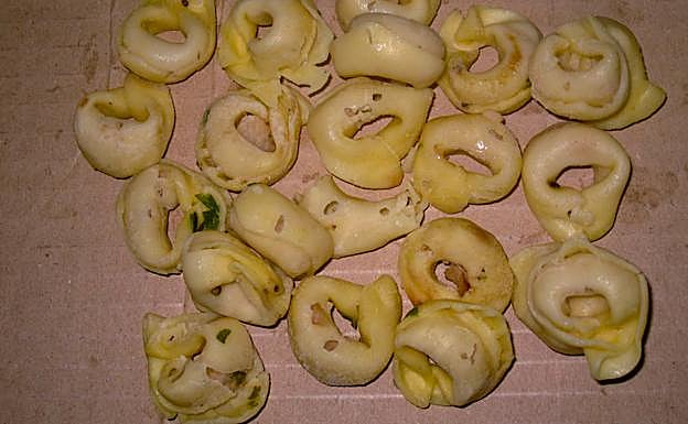 Pasta en mal estado. 