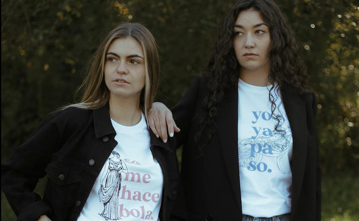 Una de las imágenes de la sesión de fotos en el bosque de Zabalgana.