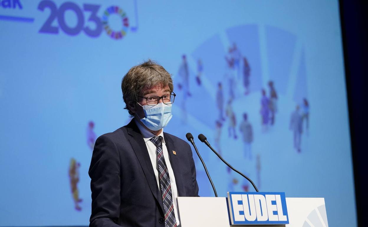 Gorka Urtaran, presidente de la asociación de municipios vascos Eudel.