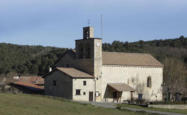 La iglesia de Olano.