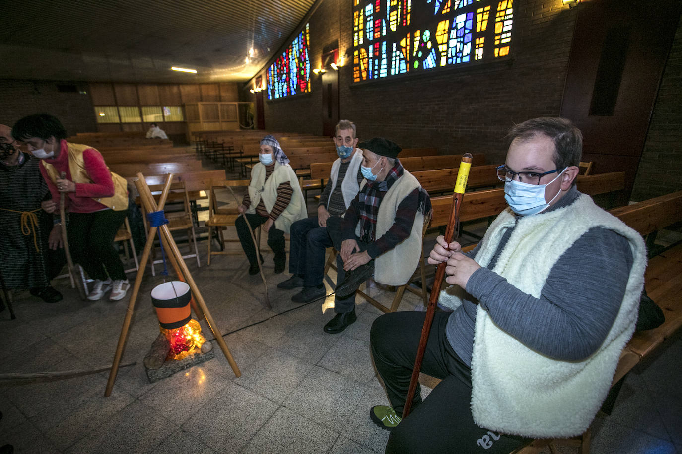 Fotos: Imágenes del Belén viviente de El Pilar
