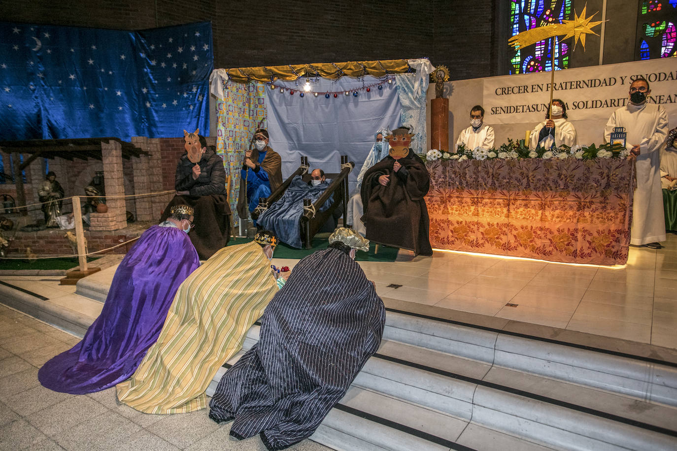 Fotos: Imágenes del Belén viviente de El Pilar