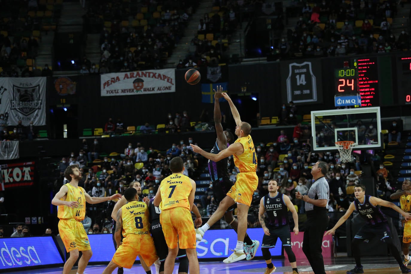 Fotos: El Bilbao Basket - Gran Canaria, en imágenes