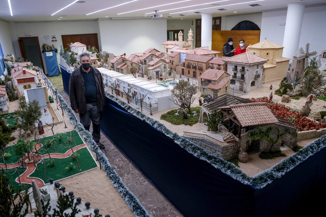 Fotos: Elciego de antaño convertido en belén