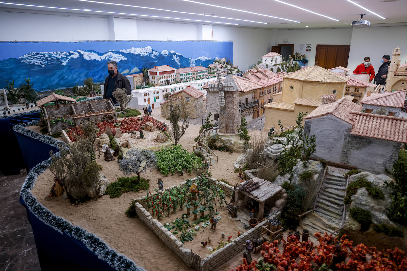 Fotos: Elciego de antaño convertido en belén