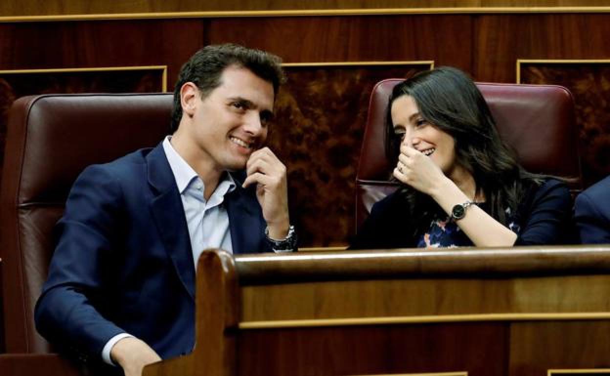 Albert Rivera e Inés Arrimadas.