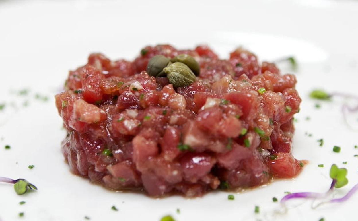 Steak tartar del Horcher.