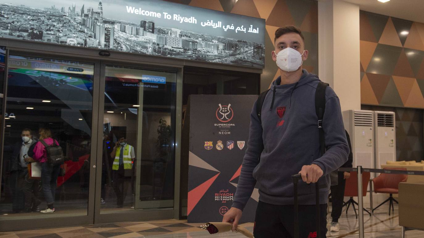 Fotos: Llega del Athletic a Arabia para disputar la Supercopa