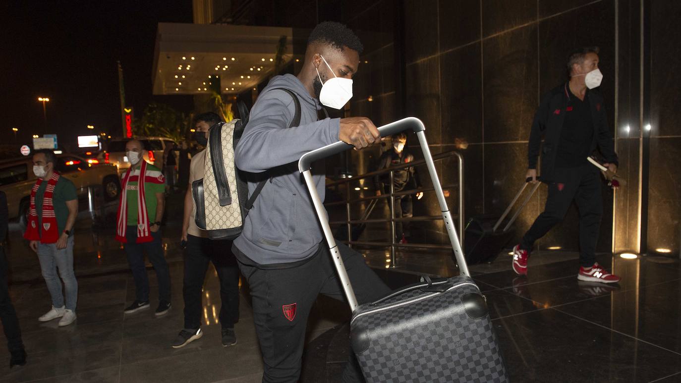 Fotos: Llega del Athletic a Arabia para disputar la Supercopa