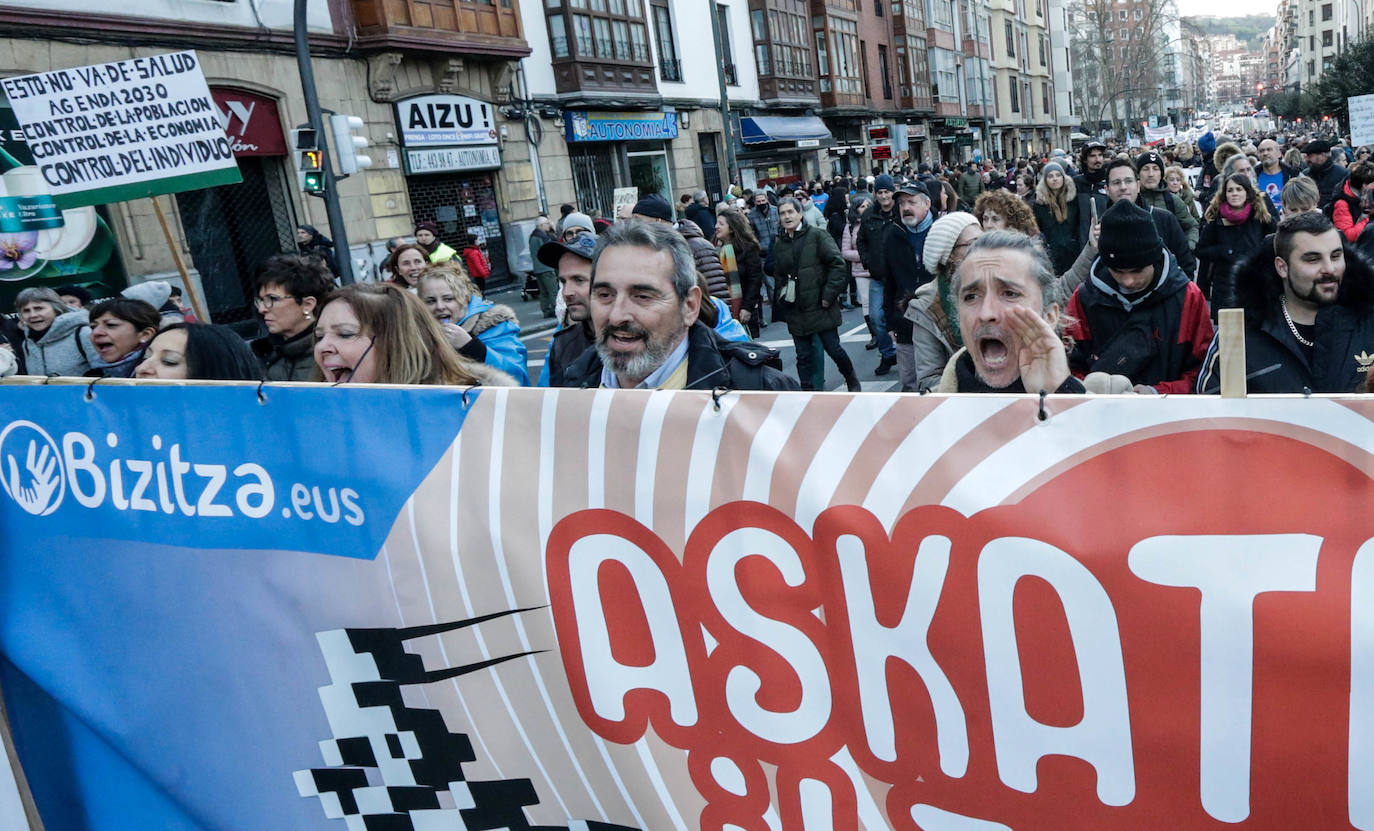 Fotos: Manifestación contra el pasaporte covid
